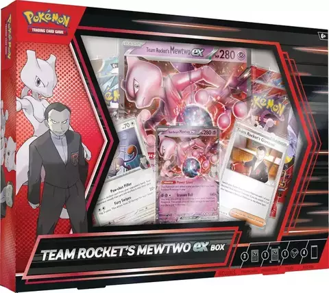 Box Pokémon Coleção Mewtwo Ex da Equipe Rocket - comprar online