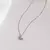 Colar Feminino Banhado a Prata 925 com Zircônia AAA