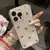 Capa Glitter Cereja Transparente para iPhone 12 ao 16 Pro