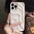 Ins inverno vinho tinto 3d pregas rugas caso de telefone para iphone 12 13 14 15 - loja online