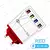 HubPower 4X - Carregador 3A com 4 Portas USB e Plug UE/EUA - Tec Shop