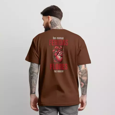 DAS MINHAS FERIDAS - Blusa Over Masculina e Feminina - comprar online