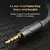 KZ Prestige Line T1 – Cabo de Alta Performance em Prata Preto e Ouro - comprar online
