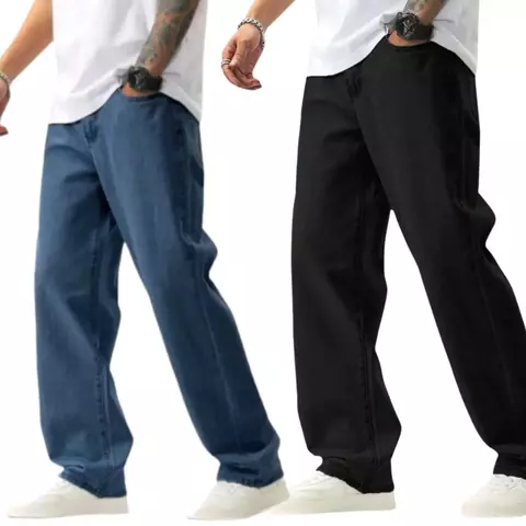 Calça Jeans Masculina Baggy Balão SKATE