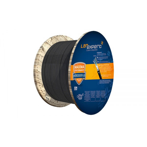 Cabo De Rede Cat5E Hercules Blindado 100% Cobre Bobina 333M