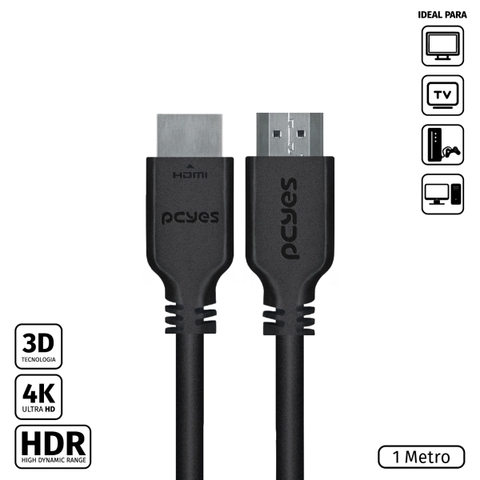 Cabo Hdmi 2.1 Macho 1 Metro - Phm21-1 - Pcyes