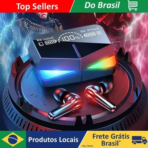 Brasil fones de ouvido sem fio bluetooth m28 fones de ouvido tws estéreo toque