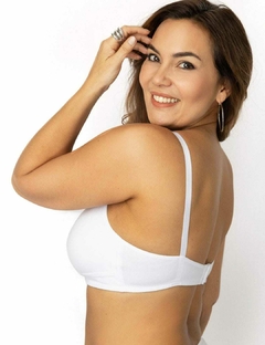 Corpiño sin aro algodon doble - Nuevas Mujeres Lenceria