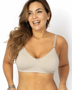 Corpiño sin aro algodon doble - tienda online