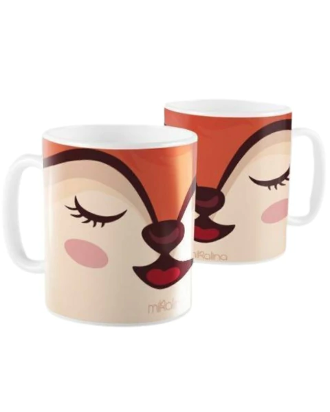 CANECA CERÂMICA 300 ML - RAPOSA - MCA07 - comprar online