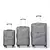 SET DE VALIJAS x3 MELANT (20' 24' 28') SEMIRIGIDAS B03 - tienda online