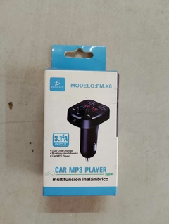 CARGADOR PARA AUTO FM.X8