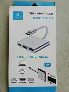 ADAPTADOR TIPO C TO USB, HDMI, TIPO C
