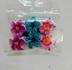 PAQUETE DE 6 PINZAS CHICAS DE FLOR