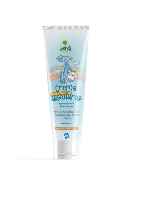 Creme Preventivo de Assaduras para Bebê 85g Verdi Natural - comprar online