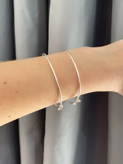 BRACELETE FIO REDONDO 6,5CM LARGURA:1,2MM