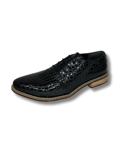 Zapato Urbano Textura Croco LUZIO en internet