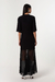 Imagem do Vestido 534.057 Preto - Cetim Reciclado com Corte Fluido