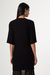 Vestido 534.057 Preto - Cetim Reciclado com Corte Fluido - Diverse Store