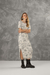 Vestido Midi Estampado - Fluidez em Algodão Orgânico - Diverse Store