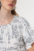 Imagem do Vestido Midi Estampado - Fluidez em Algodão Orgânico