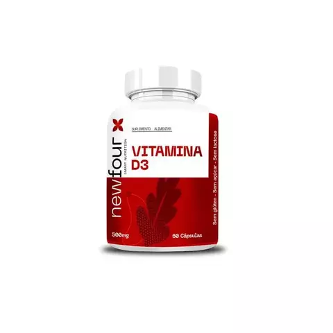 Vitamina D3 500mg 60 Cápsulas