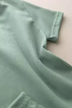 CONJUNTO MALHA TEXTURIZADA BLOCK - OVERSIZED - MENTA na internet