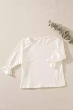 Imagem do CAMISETA BIA MANGA LONGA - OFF WHITE