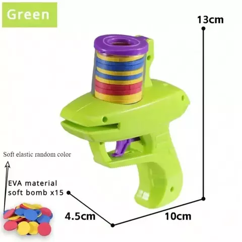 Pistola Atiradora de Discos – Jogo Indoor e Outdoor Infantil