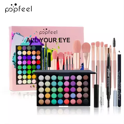 DreamLook 40 – Paleta POPFEEL com Lápis + Sombras Vibrantes