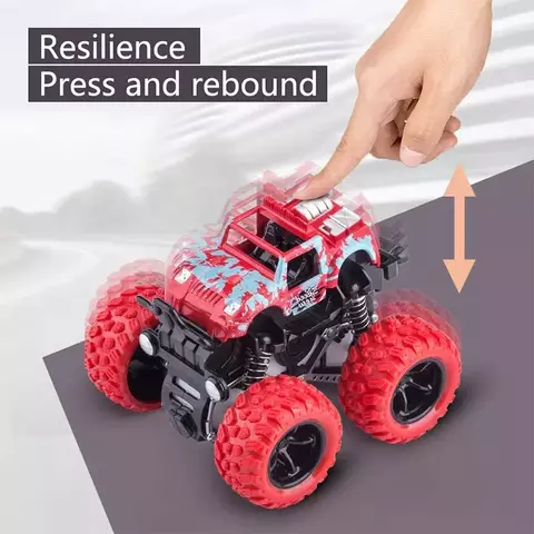 Carrinho de Brinquedo 4x4 Inercial – SUV Off-Road com Retrocesso