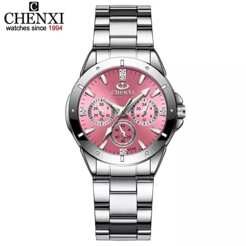 Chenxi Elegance – Relógio Feminino de Quartzo em Aço Premium