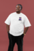 Camiseta Oversized Ilustração Futurista