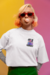 Camiseta Oversized Ilustração Futurista - loja online