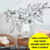 Papel De Parede Adesivo Decorativo Floral Colorido Sala Quarto Folhagem 120x70cm - comprar online