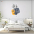 Papel De Parede Adesivo Decorativo Floral Cinza Amarelo na internet