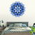 Adesivo De Parede Mandala Azul Decorativo - Nova