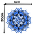 Adesivo De Parede Mandala Azul Decorativo - comprar online