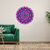 Imagem do Adesivo De Parede Mandala Rosa Roxo Azul Decoração Quarto