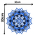 Adesivo De Parede Mandala Azul Decorativo na internet