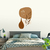 Papel De Parede Adesivo Decorativo Floral Formas Marrom - comprar online