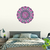 Adesivo De Parede Mandala Rosa Delicada Decorativa - Nova