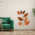 Papel De Parede Adesivo Decorativo Floral Folhagem Marrom na internet