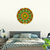 Adesivo De Parede Mandala Colorida Laranja Decorativo - Nova