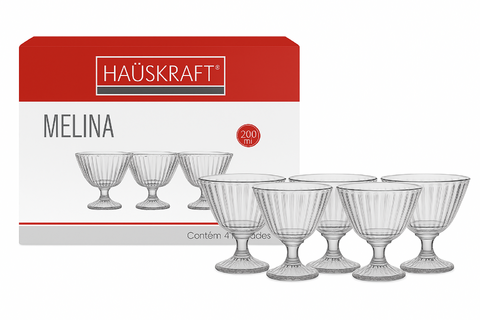 Jogo de Taças P/ Sobremesa Melina - 200ml