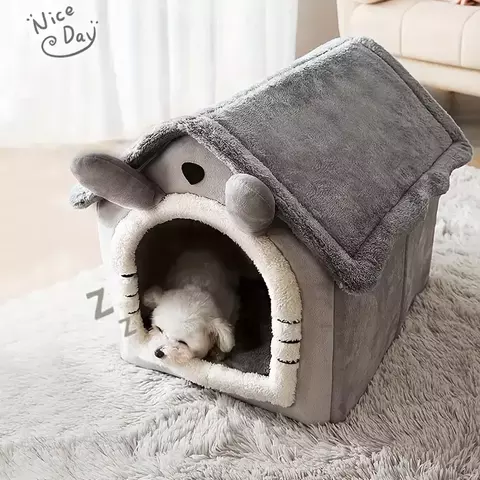 Casa plegable para mascota de uso interior