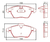 Pastilha Diant Ferodo Ceramica Citroen C4 Louge 2.0 2014+ - loja online