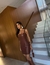 Vestido Courino Crocodilo - Marrom - comprar online