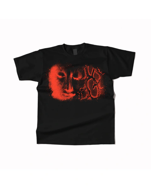 Remera ''Indigno'' Regular Negra