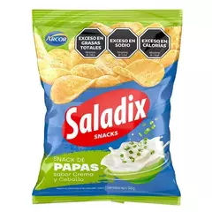 Papas Saladix Cebolla y Crema